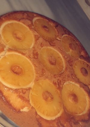 صورة لوصفة كيكة الاناناس ❤️