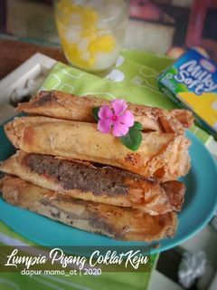 Foto resep Lumpia Pisang Coklat Keju
