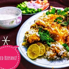 A picture of Masaledar Beef Biryani.