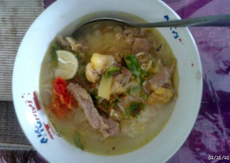 Soto Seger Daging Sapi