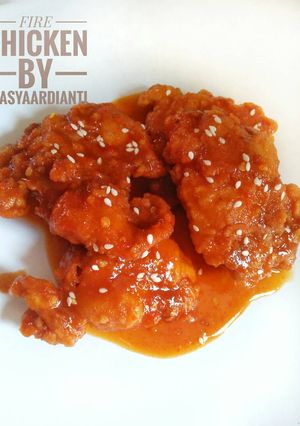Foto resep Fire Chicken Simple
