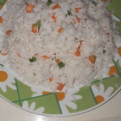 A picture of White Rice mix.