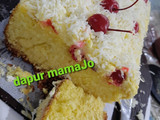 Cheese cake aka bolu keju 🍰🧀 🍒