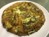 Tortilla de berenjena sana y rica 🍆💜