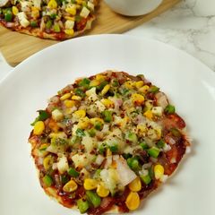 A picture of 2 minute pizza.
