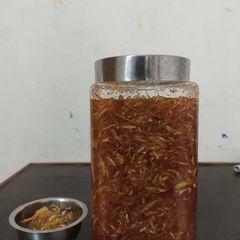 A picture of Raw mango chhunda (tadka chaya chhunda).