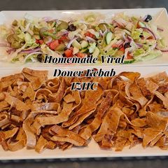 A picture of 🌯🥓Homemade Viral Doner Kebab🥓🌯.