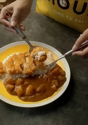 Foto resep Chicken katsu with Japanese curry sauce