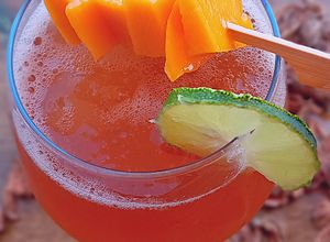 Une photo de Cocktail du bissap blanc