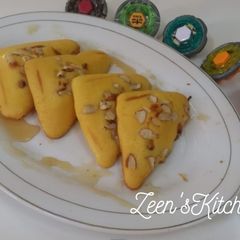 A picture of Sandwich Custard Cakes.