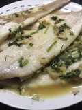 Pescado blanco: Lenguadina con salsa de ajo 🧄 y perejil 🌿 !Sencillo y rápido!