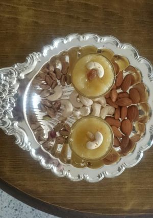 A picture of Aloo halwa.