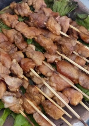 Foto resep Sate ayam #DEBM maknyus simple