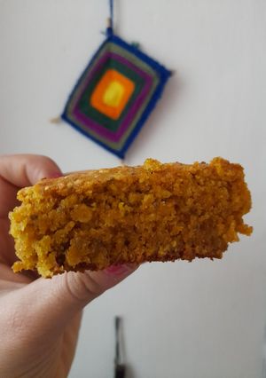 Una foto de Torta integral de mandarina y zanahoria