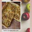 Tarta de manzana con crema pastelera