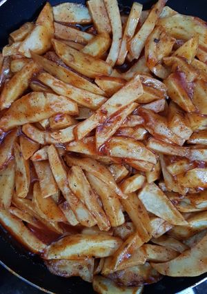 A picture of CHIPS MASALA#15miniutesorlesscookingcontest.