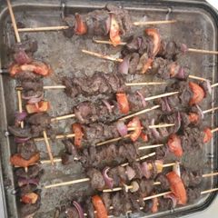 A picture of Beef kebab.
