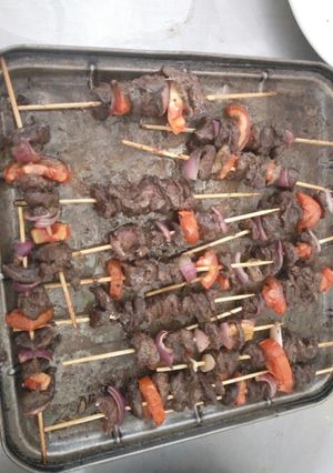 A picture of Beef kebab.