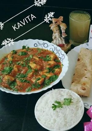 A picture of Paneer Kolhapuri.