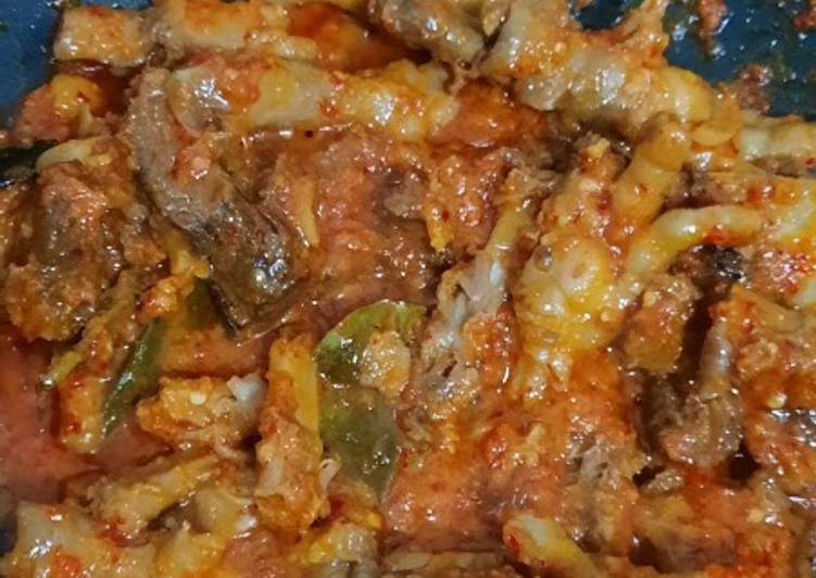 Ceker + daging mercon