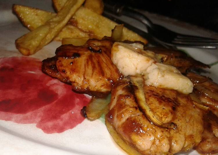Resep Steak ayam with bbq sauce yang Sempurna