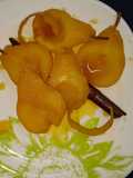 Peras al caramelo