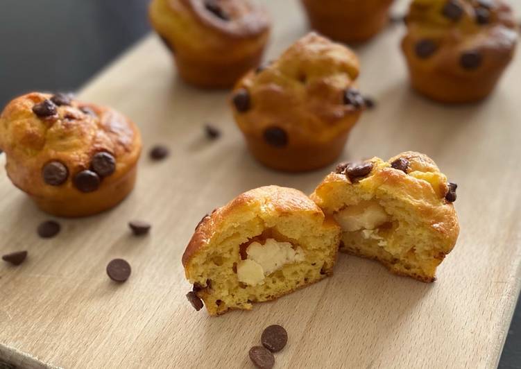 Le secret pour faire des recettes Muffins cœur chocolat blanc Délicieux garanti