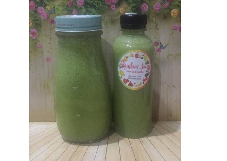 Langkah Mudah untuk Membuat Diet Juice Broccoli Jackfruit Lemon Zucchini Anti Gagal