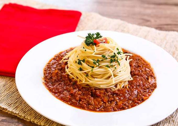 Cara membuat Resep Spicy Spaghetti Bolognese Cara membuat Resep Spicy Spaghetti Bolognese
