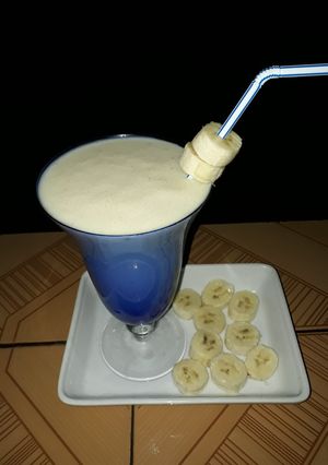 Una foto de Leche con plátanos
