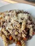 Pasta with Tuscan White Meat Sauce (Fusili al Ragu Bianco Toscano)