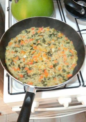 Una foto de Rissoto de verduras