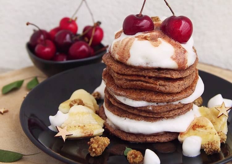 Panquecas de Coco e Cacau
