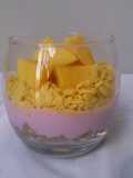 Blackcurant Yoghurt Mango Cereal Parfait