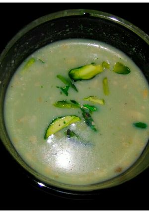 A picture of Khaskhas Thandai.