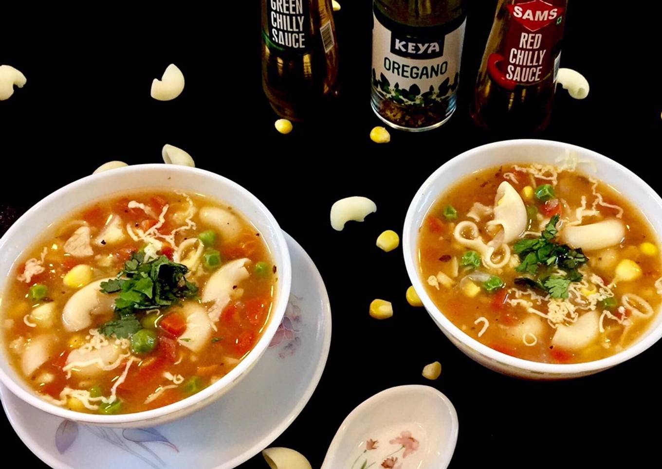 Minestrone soup(Healthy Italian soup)