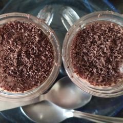 A picture of Chocolate custard (eggless, rich & creamy).