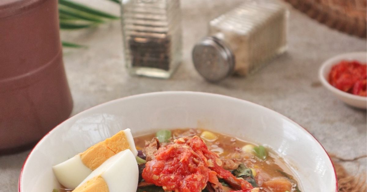 Bubur Manado Beras Merah