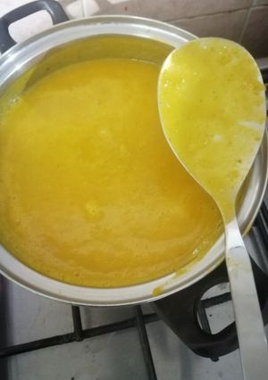 Una foto de Crema de ahuyama