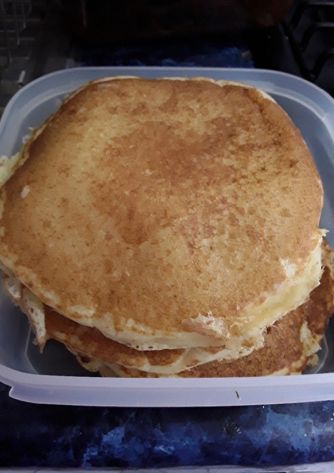 Una foto de Hot cakes súper esponjositos 🥧🍯