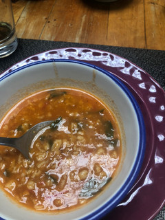 Una foto de Sopa de avena