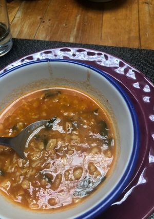 Una foto de Sopa de avena
