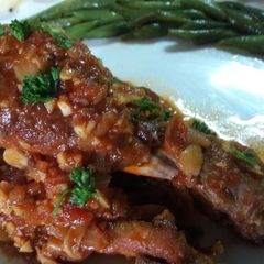 A picture of Poulet saute chaussere.