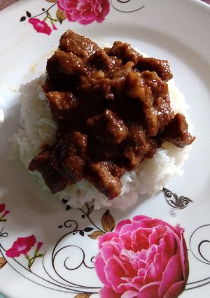 Foto resep Daging bumbu pecel