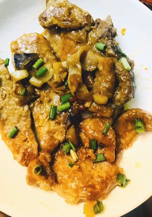 Hình của món Cốt lết chiên.
