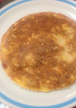 Una foto de Torta de huevo con atún