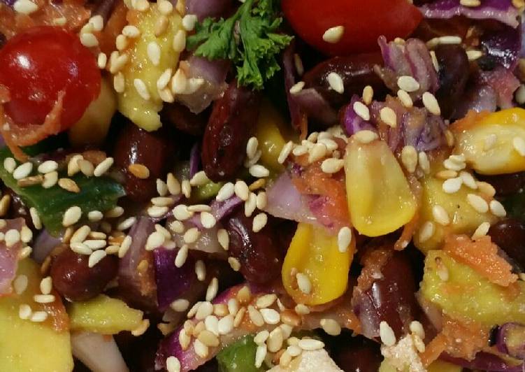 Step-by-Step Guide to Prepare Ultimate Avocado bean salad