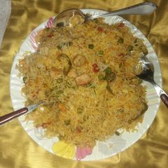 Desi Style Chinese Fried Rice A picture of Desi Style Chinese Fried Rice.
