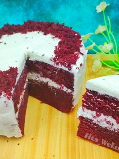 Foto resep Red Velvet Cake (Kukus)