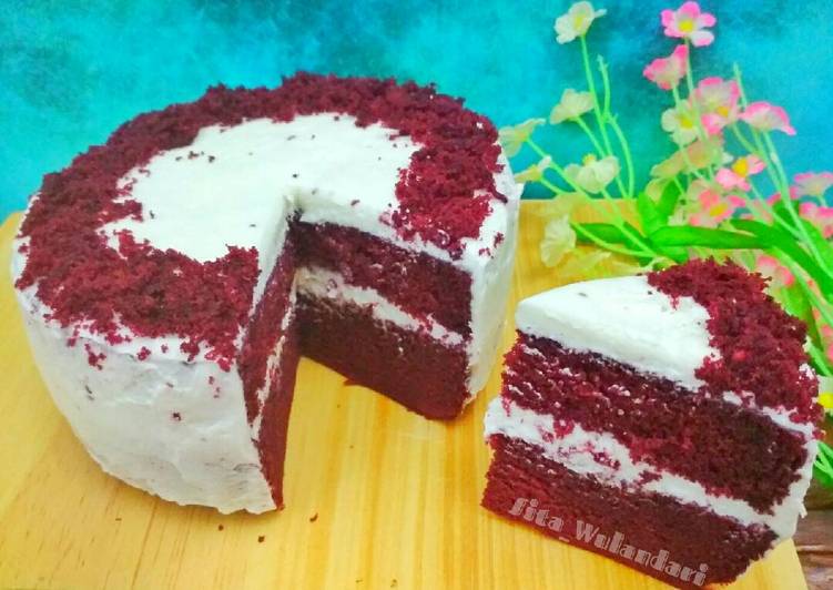 Resep Red Velvet Cake (Kukus) yang Enak Banget